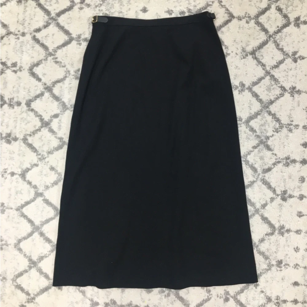 Ralph Lauren Black Skirt Mid Length 10p​​​ - Picture 6 of 6